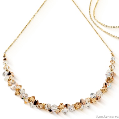 Колье Coeur de Lion, Beige-Gold, 4639/10-1016 Колье Coeur de Lion, Beige-Gold, 4639/10-1016