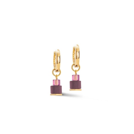 Серьги Coeur de Lion, Purple-Red, 4712/21-0803