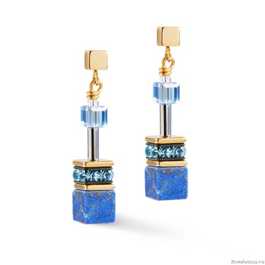 Серьги Coeur de Lion, Blue, 4905/21-0700 Серьги Coeur de Lion, Blue, 4905/21-0700
