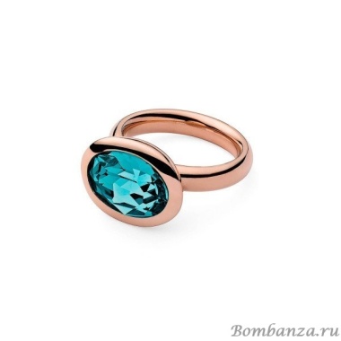 Кольцо Qudo, Tivola Indicolite 18 мм 631465/17.8 BL/RG Кольцо Qudo, Tivola Indicolite 18 мм 631465/17.8 BL/RG