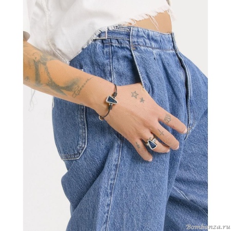 Кольцо Tra-la-ra, Vertice, разъемное, с кристаллом, TLR25-250P301 синий