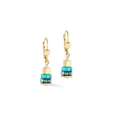 Серьги Coeur de Lion, Multicolour Gold, 4413/20-1516