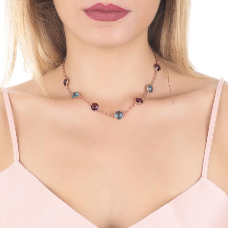 Колье Boccadamo XGR434RS BL/V/RG, Италия