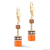 Серьги Coeur de Lion, Orange-Brown, 2838/20-0211. Германия