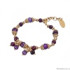 Браслет Lanzerotti, Elisir, с аметистом и жемчугом, LZ-25.10-330 фиолетовый