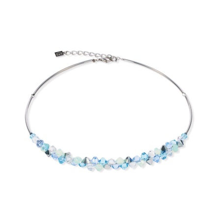 Колье Coeur de Lion, Blue-Aqua, 2038/10-0737