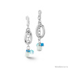Серьги Coeur de Lion, Blue-Silver, 4521/21-0717. Германия