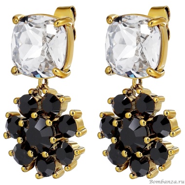 Серьги Dyrberg Kern, POPPY SG CRYSTAL / BLACK, 470119 Серьги Dyrberg Kern, POPPY SG CRYSTAL / BLACK, 470119