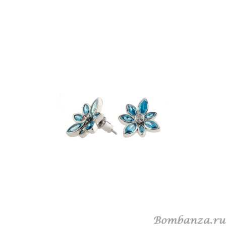 Пусеты Fiore Luna, Цветок 15A12EP006AV04 BW/BR