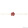 Браслет Nature Bijoux, Hibiscus, с перламутром и цветком из рога, NB25.1-13-44080 красный