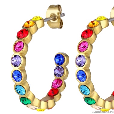 Серьги Dyrberg Kern, HOLLY SG RAINBOW, 390110 Серьги Dyrberg Kern, HOLLY SG RAINBOW, 390110