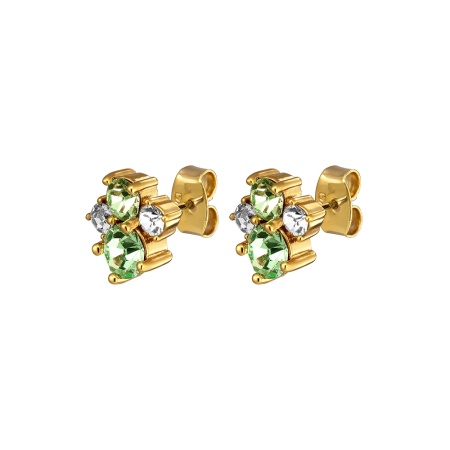 Серьги Dyrberg Kern, BILLIS  SG LIGHT GREEN, 460048