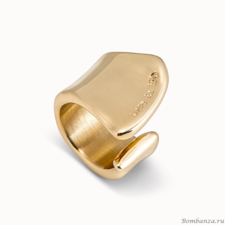 Кольцо UNOde50, The Crevice с золотом, Gold, ANI0248ORO000XL