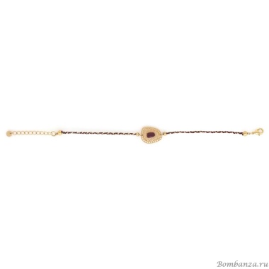 Браслет Franck Herval, Cassandra, с перламутром, FH25.2-13-73070 бордовый