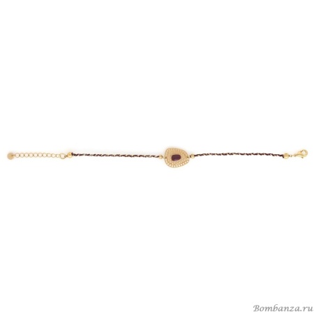 Браслет Franck Herval, Cassandra, с перламутром, FH25.2-13-73070 бордовый