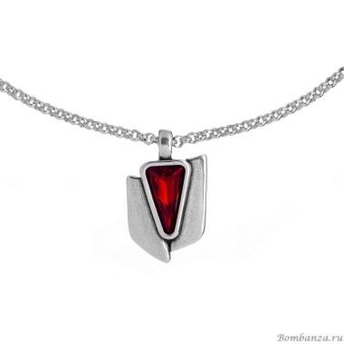 Колье Tra-la-ra, Odisea, с кристаллом, TLR24-237P203 красный