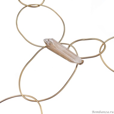 Колье Katerina Vassou, Aviana, с кварцем, KV23-307588G золотистый