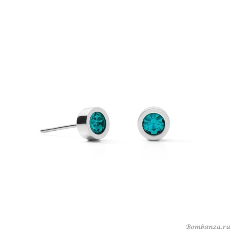 Серьги Coeur de Lion, Silver Turquoise 0228/21-0547