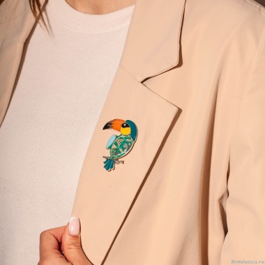 Брошь Shadore, Тукан