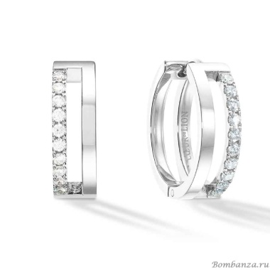 Серьги Coeur de Lion, Crystal-Silver, 0136/21-1817 Серьги Coeur de Lion, Crystal-Silver, 0136/21-1817