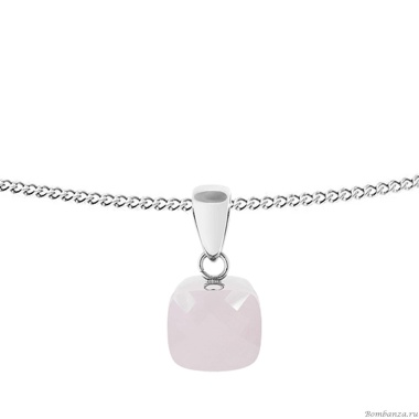 Колье Qudo, Firenze Dark Rose Opal, 400018.1 R/S Колье Qudo, Firenze Dark Rose Opal, 400018.1 R/S