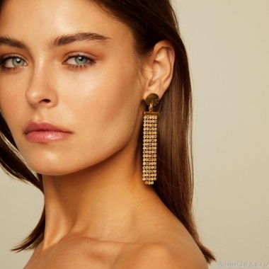 Серьги VIDDA, Eternity, с кристаллами Swarovski, VD23.2-01799 голубой