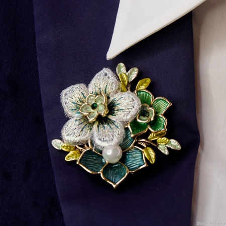 Брошь Shadore, Букет