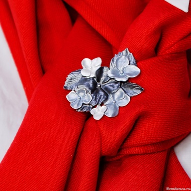 Брошь Shadore, Фиалки