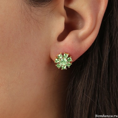 Серьги Dyrberg Kern, CARNEA SG LIGHT GREEN / CRYSTAL, 460074 Серьги Dyrberg Kern, CARNEA SG LIGHT GREEN / CRYSTAL, 460074