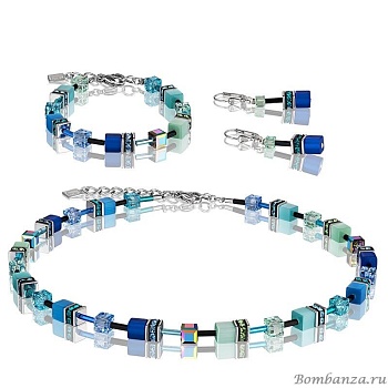 Комплект Coeur de Lion, колье, серьги и браслет, 2838/40-0705 Комплект Coeur de Lion, колье, серьги и браслет, 2838/40-0705