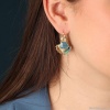 Серьги TARATATA, Chardon bleu, с цветной смолой, TT-H24-09768-204 синий Серьги TARATATA, Chardon bleu, с цветной смолой, TT-H24-09768-204 синий