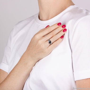 Кольцо Moon Paris, Ringo, MR-21.06-213 серебристый, 16,5 Кольцо Moon Paris, Ringo, MR-21.06-213 серебристый, 16,5