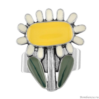 Кольцо TARATATA, Pop, разъемное, с цветной смолой, TT-T23-07416-10Y желтый