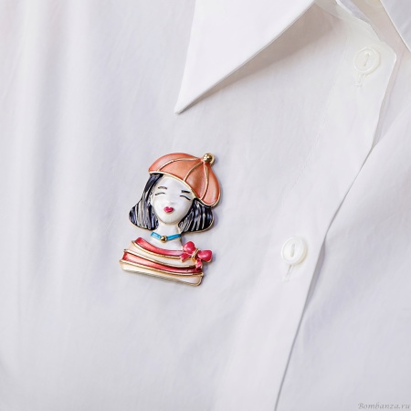 Брошь Shadore, Девочка в берете