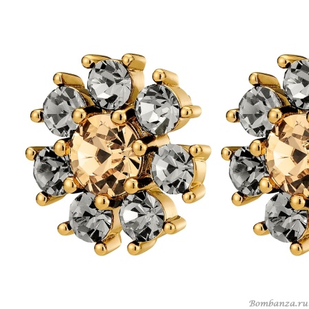 Серьги Dyrberg Kern, AUDE SG GREY /GOLDEN, 450097