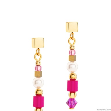 Серьги Coeur de Lion, Pink-Gold, 4355/21-0416 Серьги Coeur de Lion, Pink-Gold, 4355/21-0416