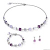 Браслет Coeur de Lion,  Amethyst Swarovski 4996/30-0824. Германия