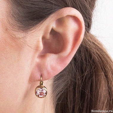 Серьги Dyrberg Kern, LOUISE SG VINTAGE ROSE, 343982 R/G Серьги Dyrberg Kern, LOUISE SG VINTAGE ROSE, 343982 R/G