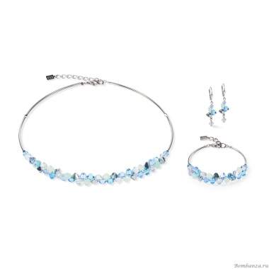 Серьги Coeur de Lion, Blue-Aqua, 2038/20-0737 Серьги Coeur de Lion, Blue-Aqua, 2038/20-0737