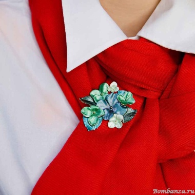 Брошь Shadore, Фиалки