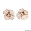 Серьги Moon Paris, в форме цветка с кристаллом, Mo-Y24.06-039 золотистый