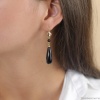 Серьги Nature Bijoux, Bagheera, с агатом и раковиной, NB24.1-12-79189 черный Серьги Nature Bijoux, Bagheera, с агатом и раковиной, NB24.1-12-79189 черный