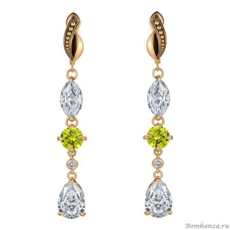 Серьги Fiore di Firenze OR0431 VERDE