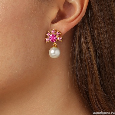 Серьги Dyrberg Kern, VERONICA SG ROSE, 440001 Серьги Dyrberg Kern, VERONICA SG ROSE, 440001