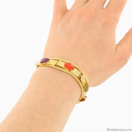 Браслет TARATATA, Ringo, с цветной смолой, TT-E25-09313-20M золотистый