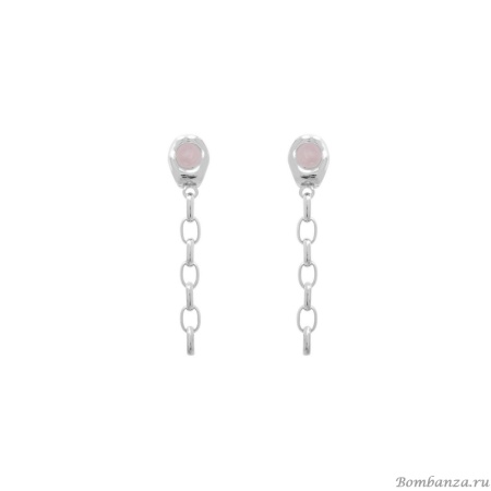Серьги VIDDA, Hera, с розовым кварцем, VD25.1-02199201 розовый