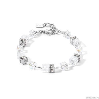 Браслет Coeur de Lion, White-Silver, 3018/30-1417. Германия