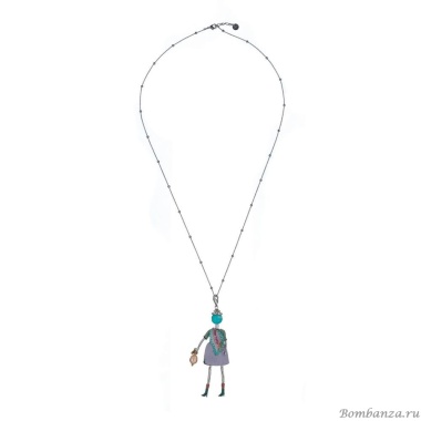 Подвеска Miamelie, кукла Марлена, MiA-2408-CL5275 серебристый Подвеска Miamelie, кукла Марлена, MiA-2408-CL5275 серебристый