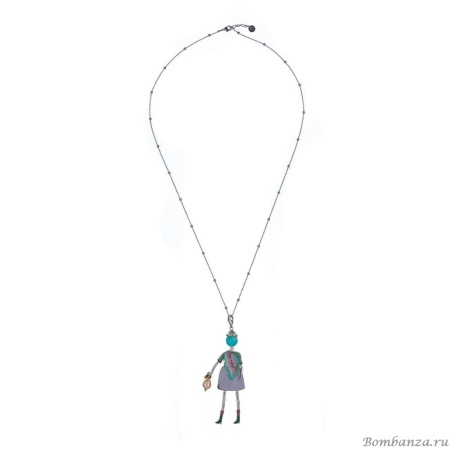 Подвеска Miamelie, кукла Марлена, MiA-2408-CL5275 серебристый Подвеска Miamelie, кукла Марлена, MiA-2408-CL5275 серебристый