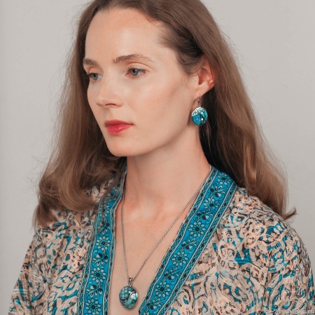 Серьги Fiore Luna,, AE01156-4 BL/S